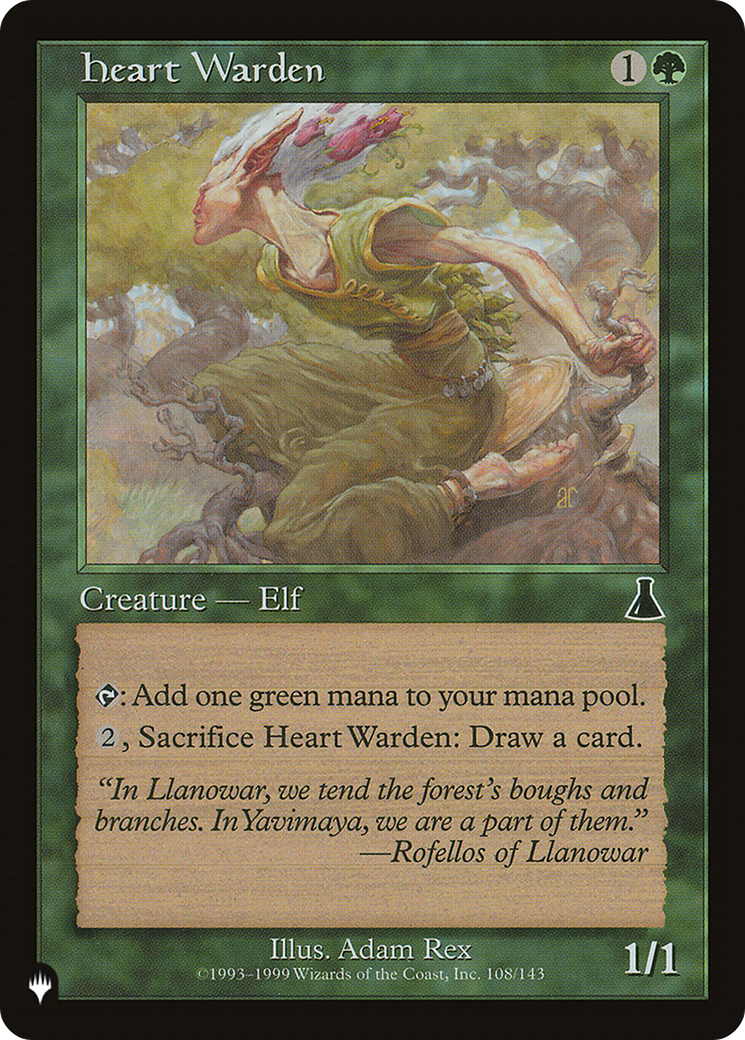 Heart Warden [The List] | Jomio and Rueliete's Cards and Comics