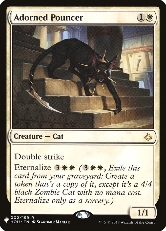 Adorned Pouncer [Mystery Booster] | Jomio and Rueliete's Cards and Comics