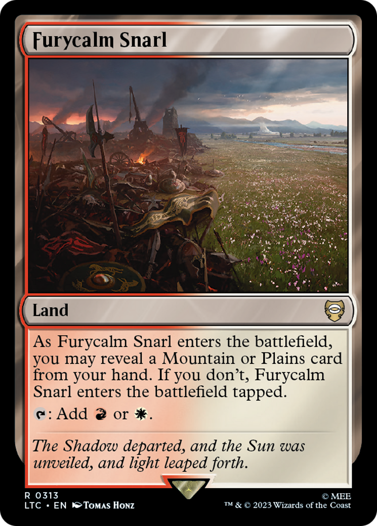 Furycalm Snarl [The Lord of the Rings: Tales of Middle-Earth Commander] | Jomio and Rueliete's Cards and Comics