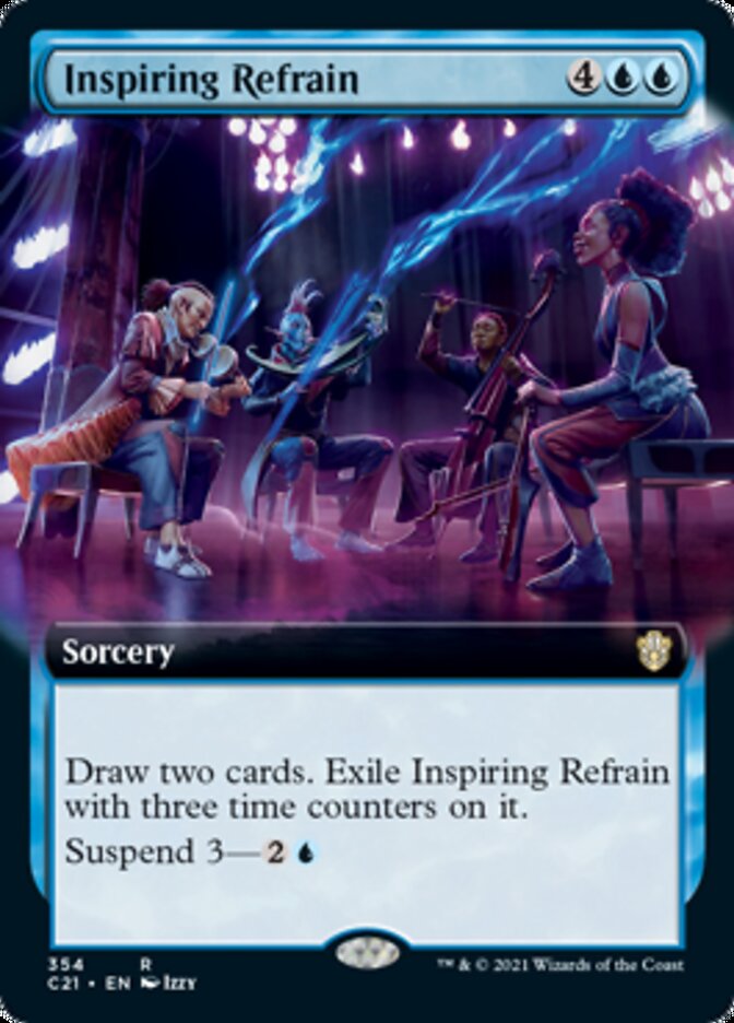 Inspiring Refrain (Extended Art) [Commander 2021] | Jomio and Rueliete's Cards and Comics