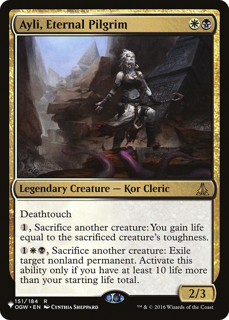 Ayli, Eternal Pilgrim [The List] | Jomio and Rueliete's Cards and Comics
