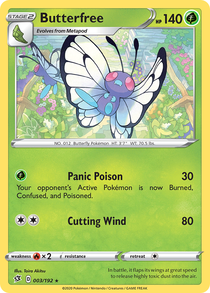 Butterfree (003/192) [Sword & Shield: Rebel Clash] | Jomio and Rueliete's Cards and Comics