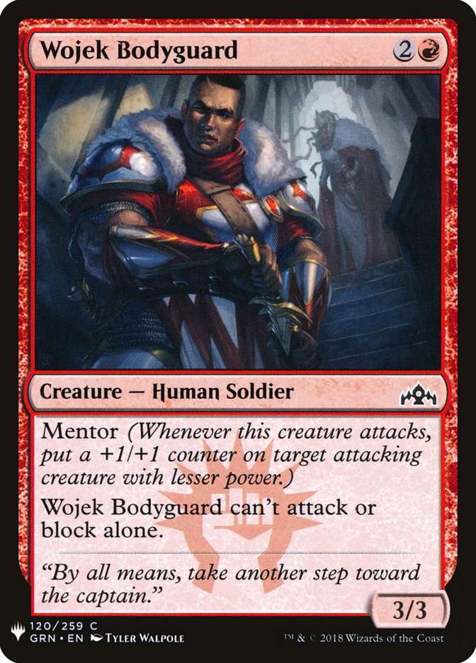 Wojek Bodyguard [Mystery Booster] | Jomio and Rueliete's Cards and Comics