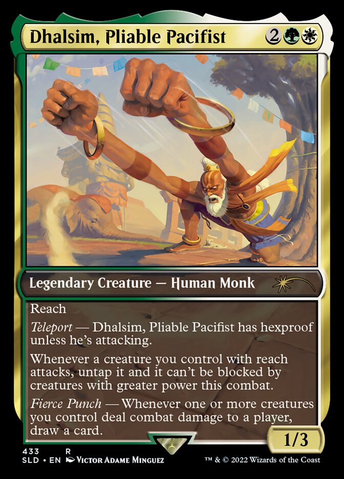 Dhalsim, Pliable Pacifist [Secret Lair Drop Series] | Jomio and Rueliete's Cards and Comics