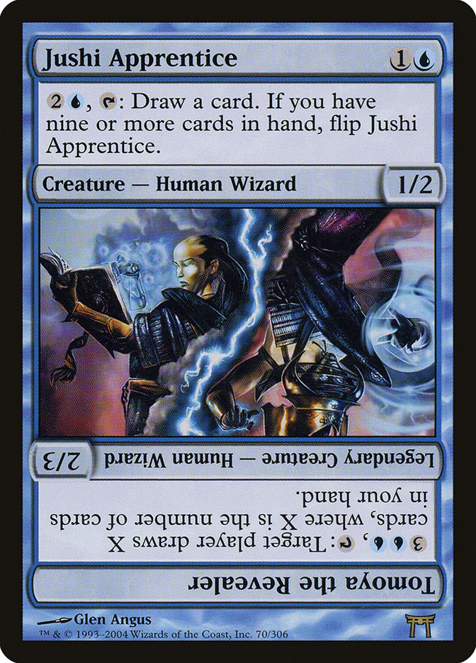 Jushi Apprentice // Tomoya the Revealer [Champions of Kamigawa] | Jomio and Rueliete's Cards and Comics