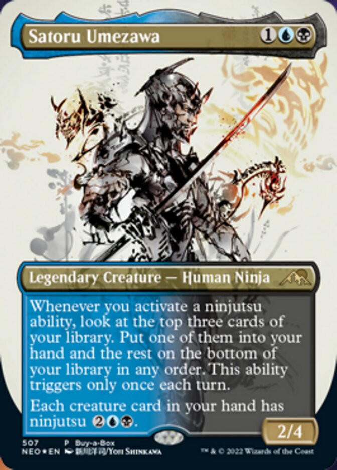 Satoru Umezawa (Buy-A-Box) [Kamigawa: Neon Dynasty] | Jomio and Rueliete's Cards and Comics