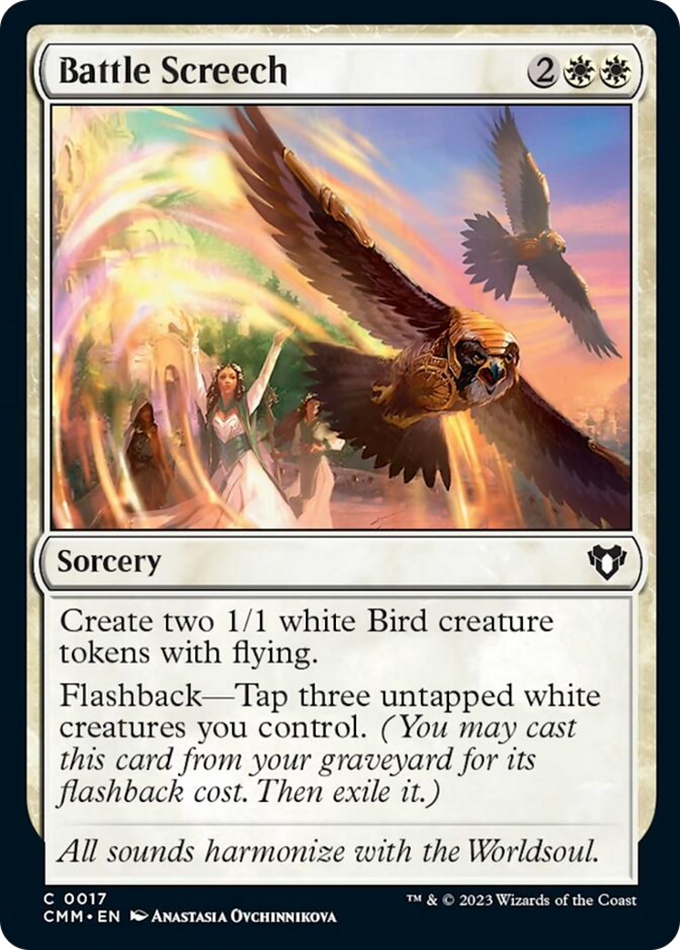 Battle Screech [Commander Masters] | Jomio and Rueliete's Cards and Comics