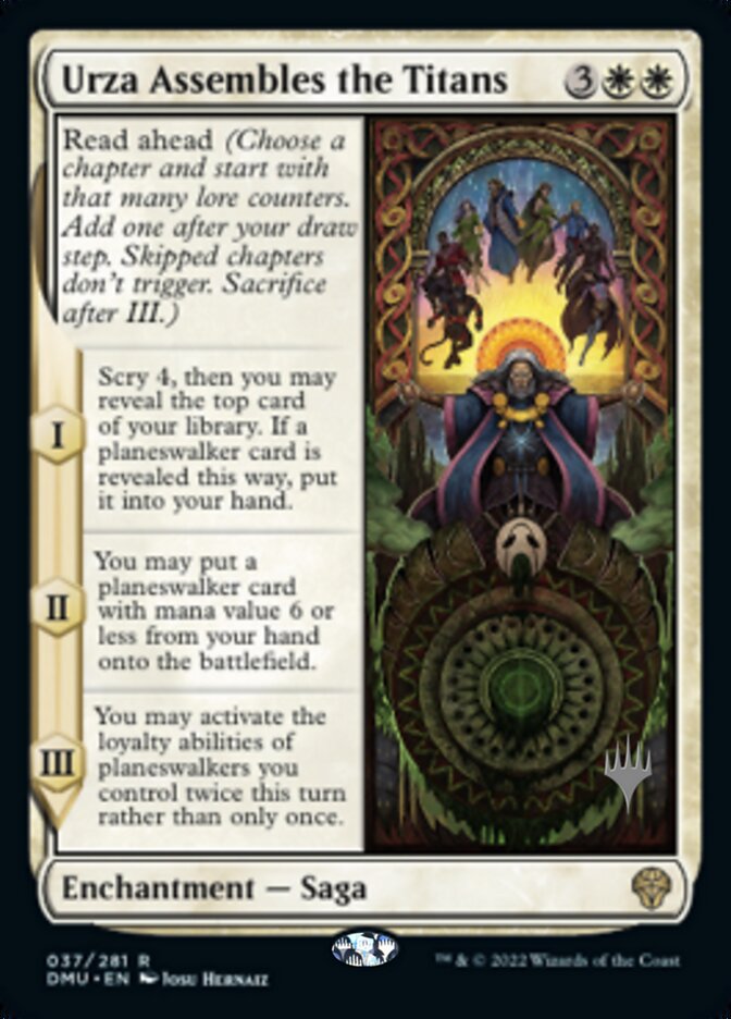 Urza Assembles the Titans (Promo Pack) [Dominaria United Promos] | Jomio and Rueliete's Cards and Comics