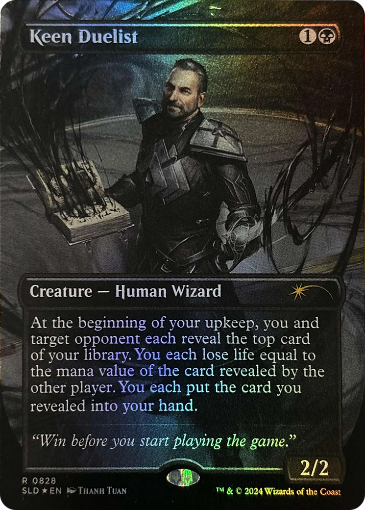 Keen Duelist (Rainbow Foil) [Secret Lair Drop Series] | Jomio and Rueliete's Cards and Comics