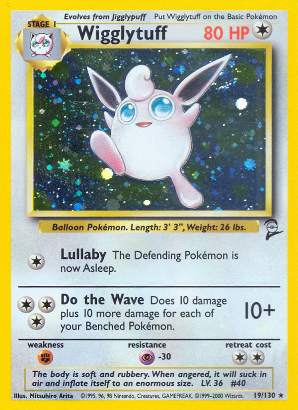 Wigglytuff (19/130) [Base Set 2] | Jomio and Rueliete's Cards and Comics