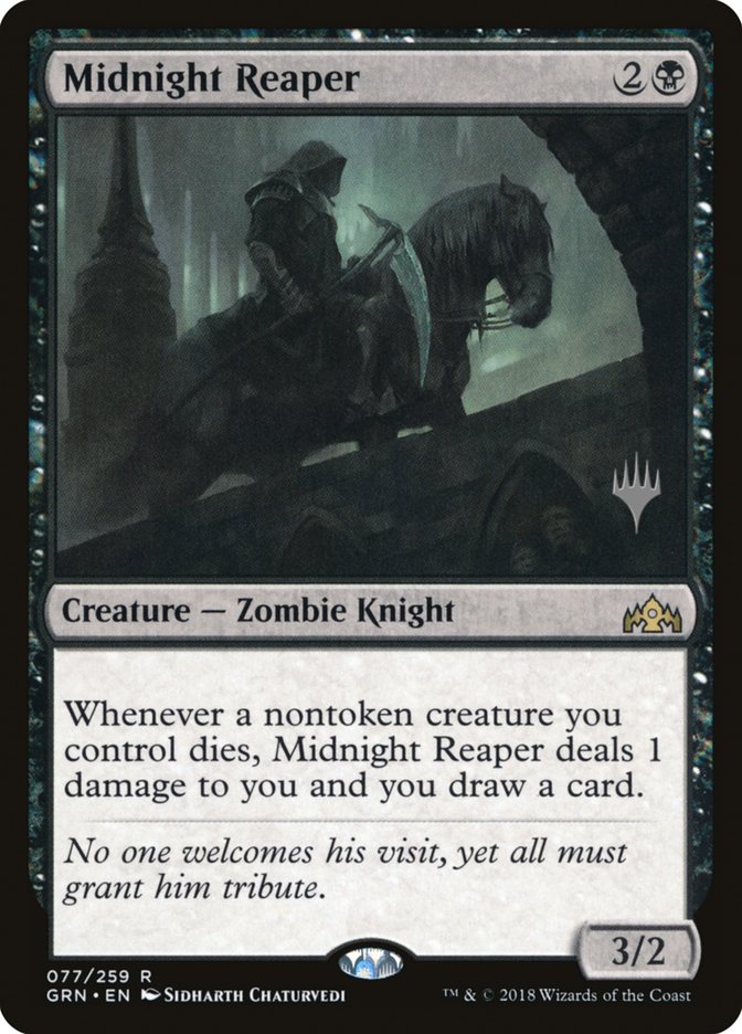 Midnight Reaper (Promo Pack) [Guilds of Ravnica Promos] | Jomio and Rueliete's Cards and Comics