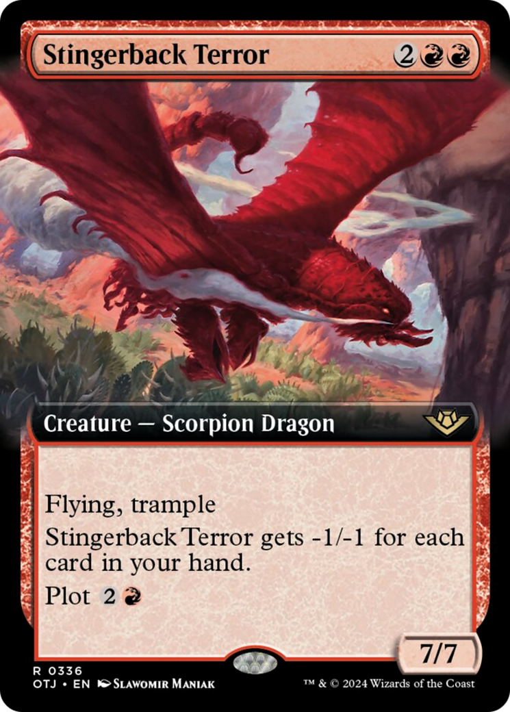 Stingerback Terror (Extended Art) [Outlaws of Thunder Junction] | Jomio and Rueliete's Cards and Comics