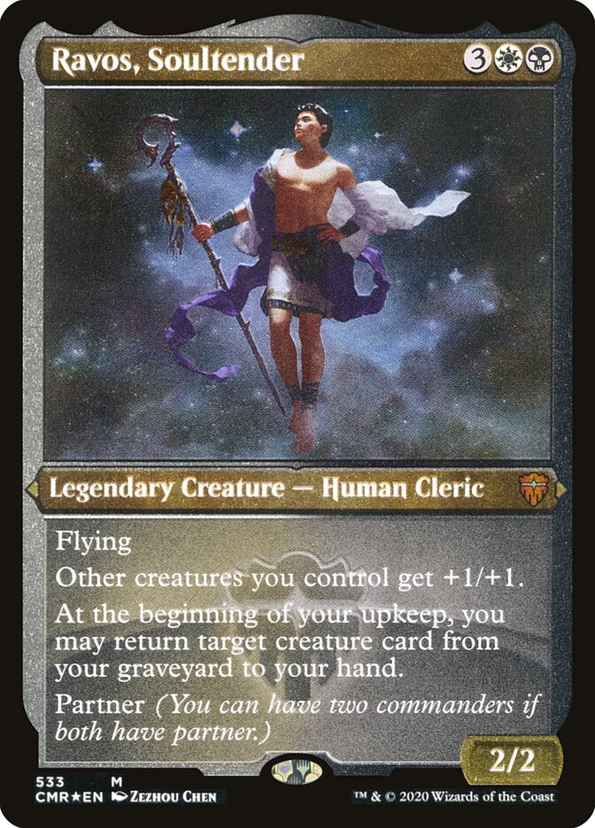 Ravos, Soultender (Etched) [Commander Legends] | Jomio and Rueliete's Cards and Comics