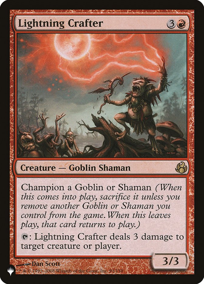 Lightning Crafter [The List] | Jomio and Rueliete's Cards and Comics