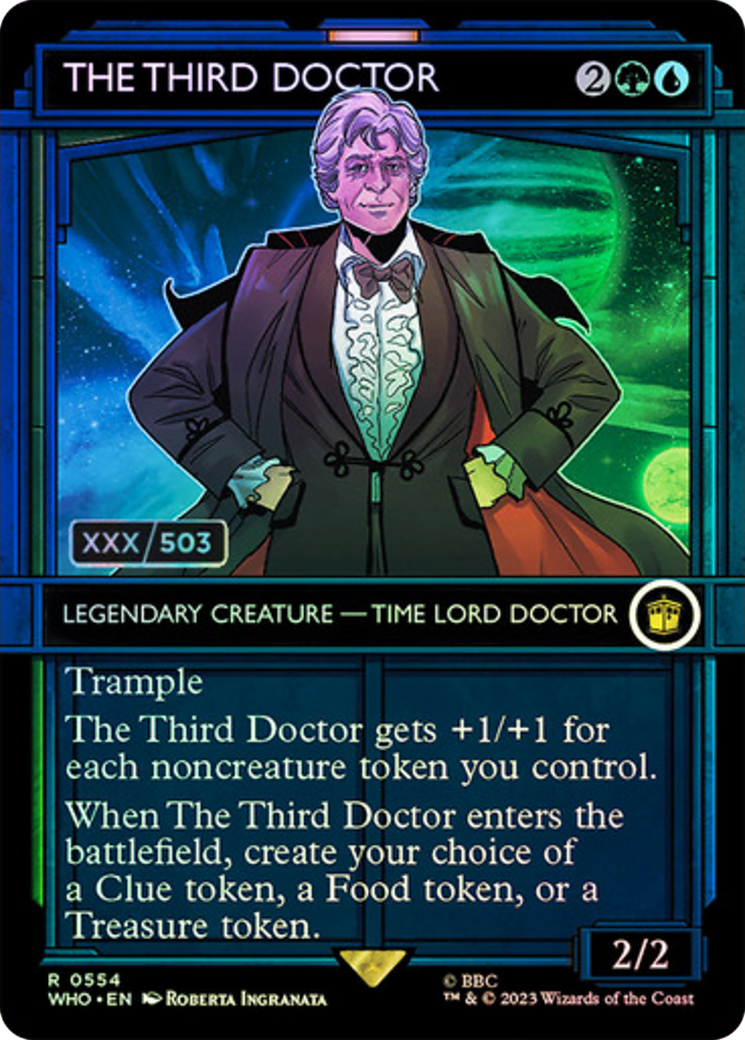 The Third Doctor (Serial Numbered) [Doctor Who] | Jomio and Rueliete's Cards and Comics