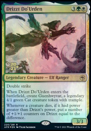 Drizzt Do'Urden [Dungeons & Dragons: Adventures in the Forgotten Realms Prerelease Promos] | Jomio and Rueliete's Cards and Comics
