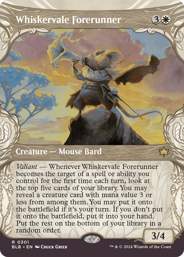 Whiskervale Forerunner (Showcase) [Bloomburrow] | Jomio and Rueliete's Cards and Comics