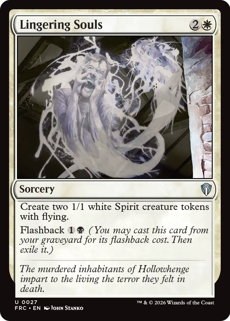Lingering Souls [Reality Fracture Commander] | Jomio and Rueliete's Cards and Comics