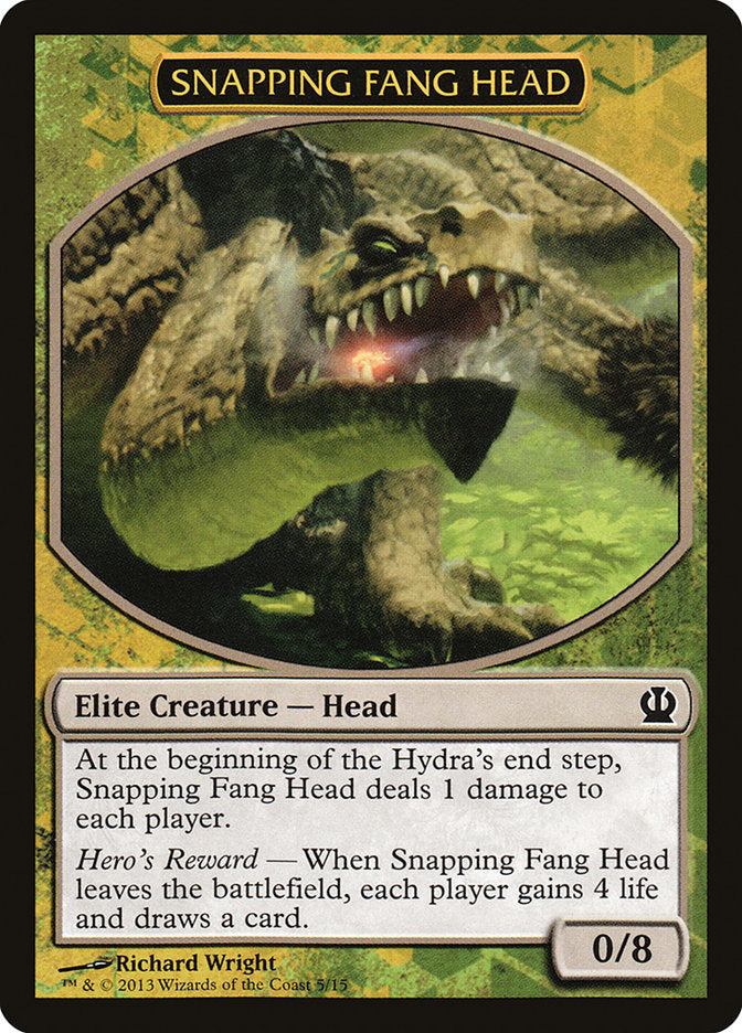 Snapping Fang Head [Theros Face the Hydra] | Jomio and Rueliete's Cards and Comics
