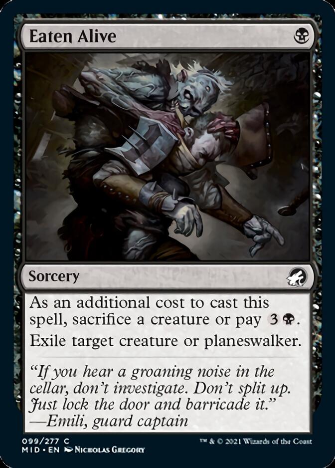 Eaten Alive [Innistrad: Midnight Hunt] | Jomio and Rueliete's Cards and Comics