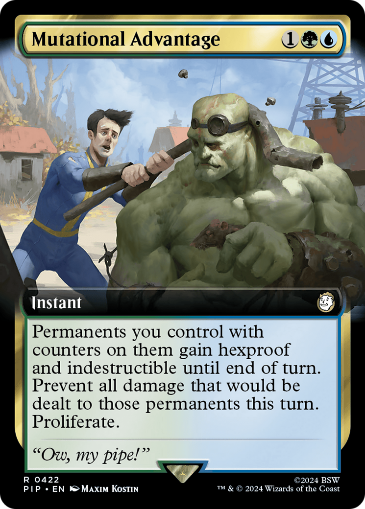 Mutational Advantage (Extended Art) [Fallout] | Jomio and Rueliete's Cards and Comics