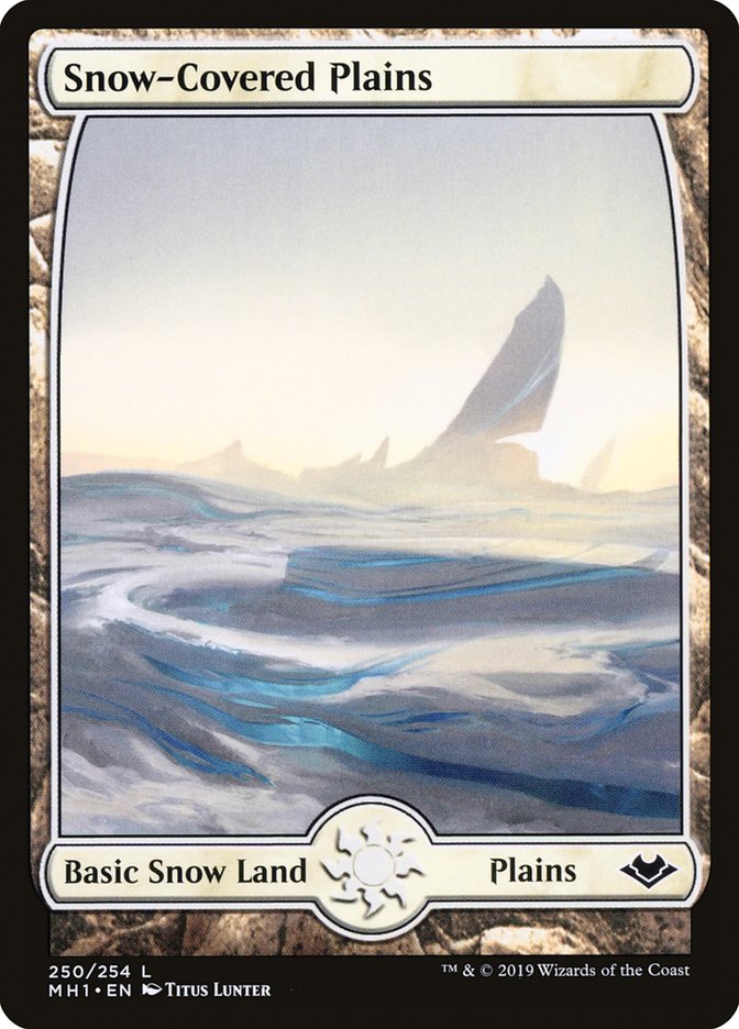 Snow-Covered Plains [Modern Horizons] | Jomio and Rueliete's Cards and Comics