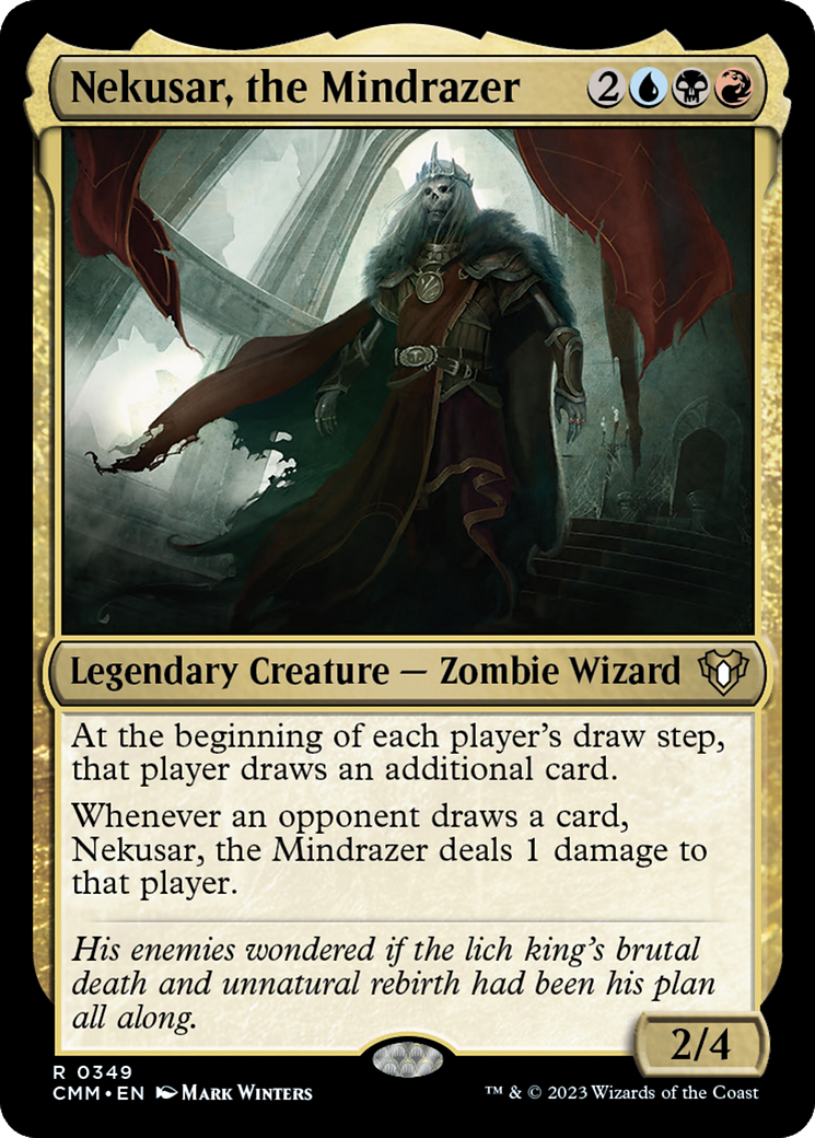 Nekusar, the Mindrazer [Commander Masters] | Jomio and Rueliete's Cards and Comics