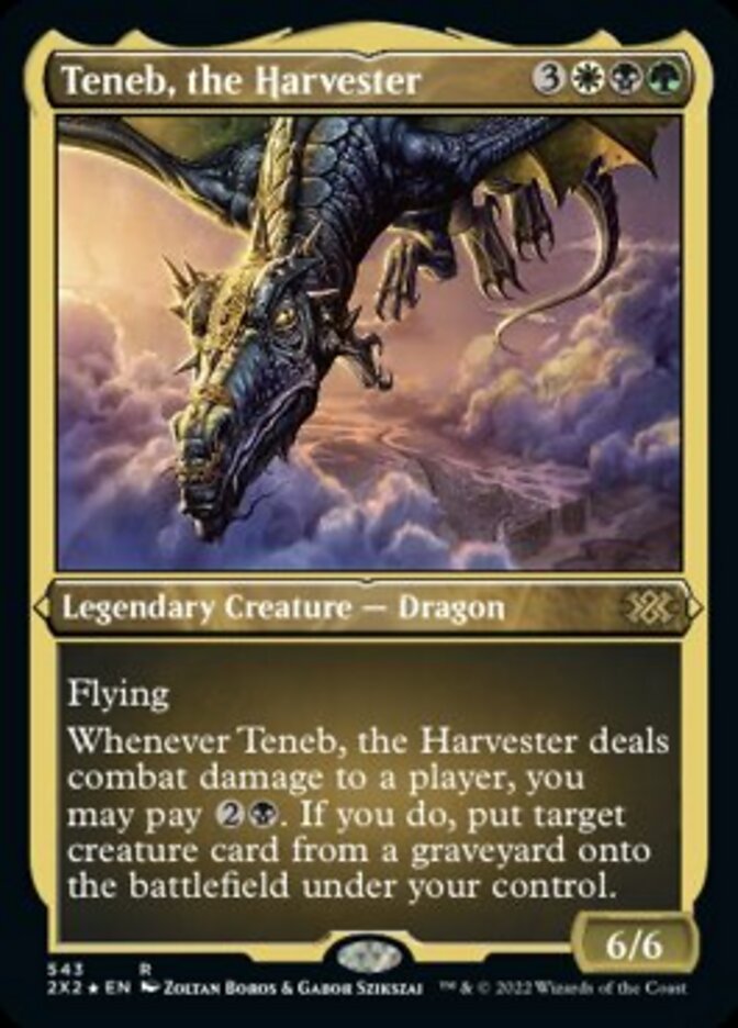 Teneb, the Harvester (Foil Etched) [Double Masters 2022] | Jomio and Rueliete's Cards and Comics