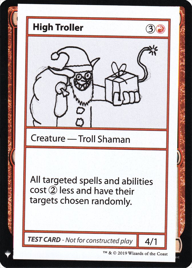 High Troller [Mystery Booster Playtest Cards] | Jomio and Rueliete's Cards and Comics