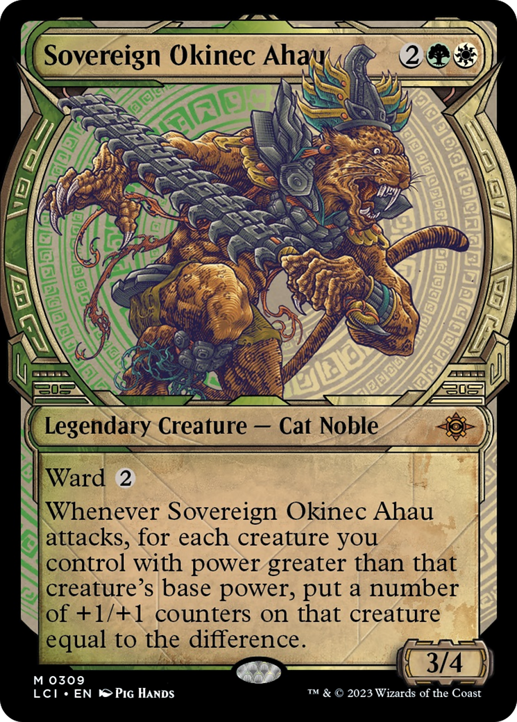Sovereign Okinec Ahau (Showcase) [The Lost Caverns of Ixalan] | Jomio and Rueliete's Cards and Comics