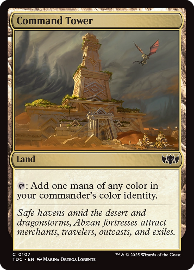 Command Tower [Tarkir: Dragonstorm Commander] | Jomio and Rueliete's Cards and Comics