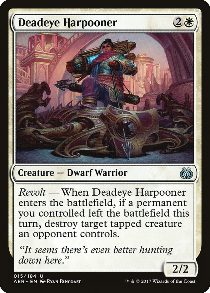 Deadeye Harpooner [Aether Revolt] | Jomio and Rueliete's Cards and Comics
