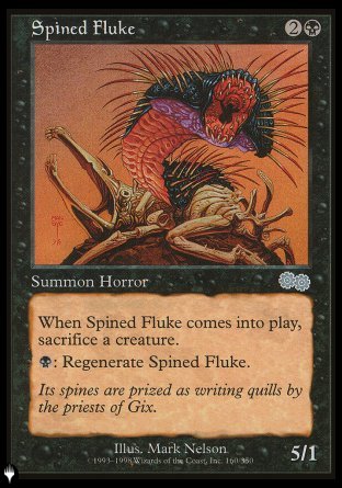 Spined Fluke [The List] | Jomio and Rueliete's Cards and Comics