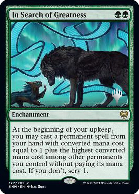 In Search of Greatness (Promo Pack) [Kaldheim Promos] | Jomio and Rueliete's Cards and Comics