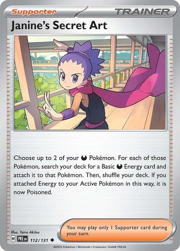 Janine's Secret Art (112/131) [Scarlet & Violet: Prismatic Evolutions] | Jomio and Rueliete's Cards and Comics
