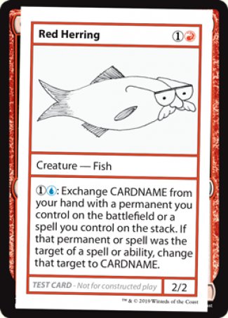 Red Herring (2021 Edition) [Mystery Booster Playtest Cards] | Jomio and Rueliete's Cards and Comics