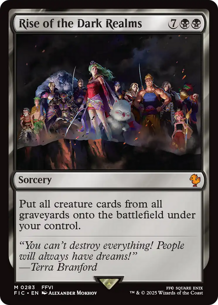 Rise of the Dark Realms [FINAL FANTASY Commander] | Jomio and Rueliete's Cards and Comics