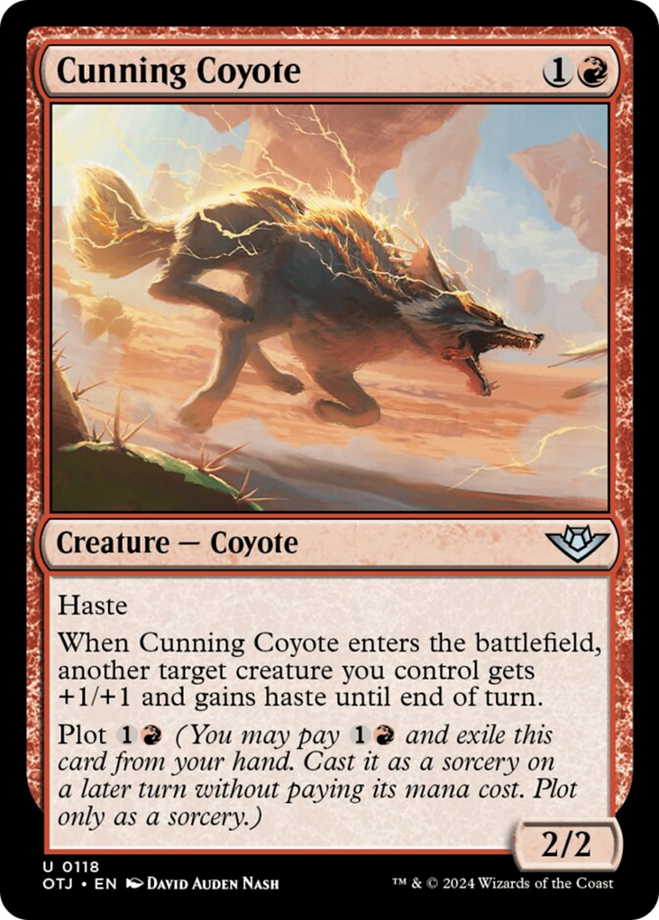 Cunning Coyote [Outlaws of Thunder Junction] | Jomio and Rueliete's Cards and Comics