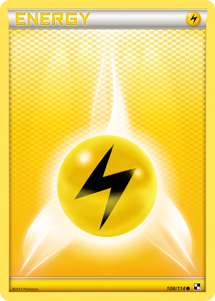 Lightning Energy (108/114) [Black & White: Base Set] | Jomio and Rueliete's Cards and Comics