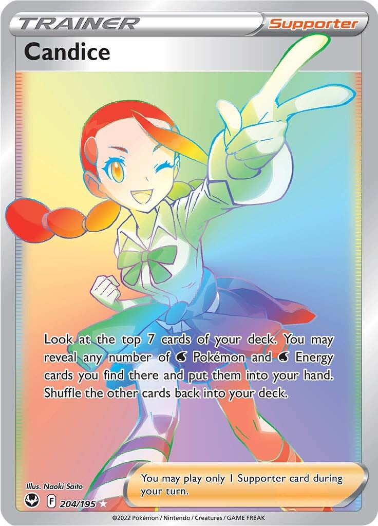Candice (204/195) [Sword & Shield: Silver Tempest] | Jomio and Rueliete's Cards and Comics
