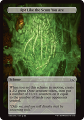 Rot Like the Scum You Are (Full Art) [Duskmourn: Archenemy] | Jomio and Rueliete's Cards and Comics