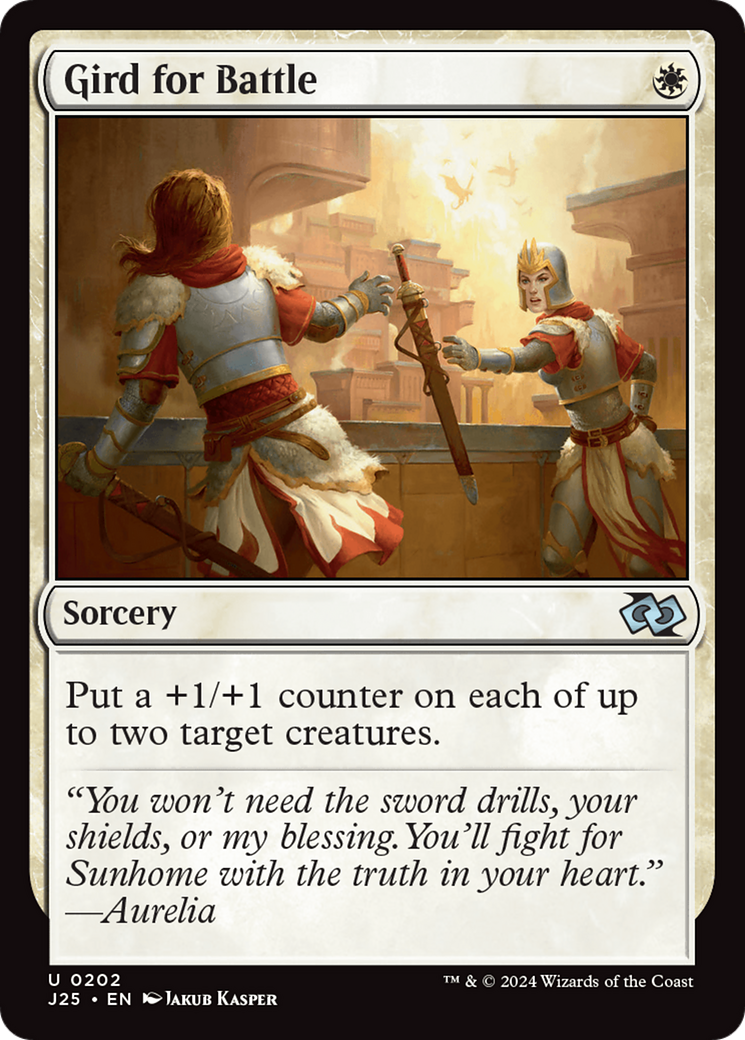 Gird for Battle [Foundations Jumpstart] | Jomio and Rueliete's Cards and Comics