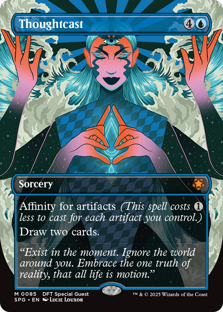 Thoughtcast (Borderless) [Aetherdrift Special Guests] | Jomio and Rueliete's Cards and Comics