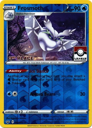 Frosmoth (064/202) (League Promo 3rd Place) [Sword & Shield: Base Set] | Jomio and Rueliete's Cards and Comics