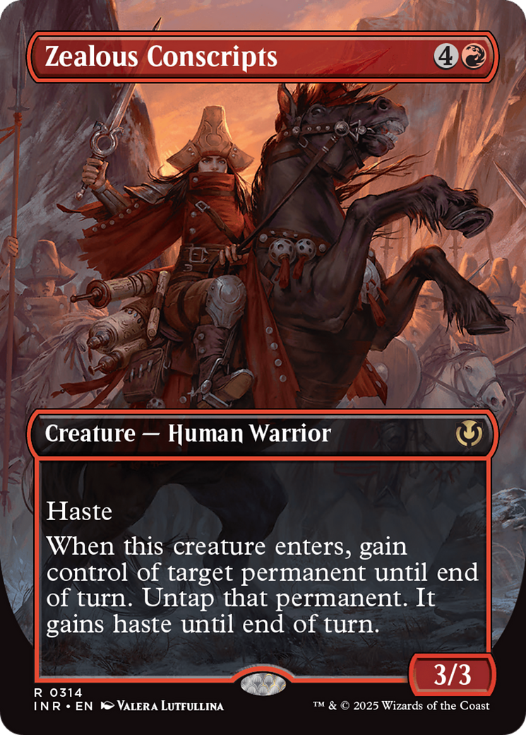 Zealous Conscripts (Borderless) [Innistrad Remastered] | Jomio and Rueliete's Cards and Comics