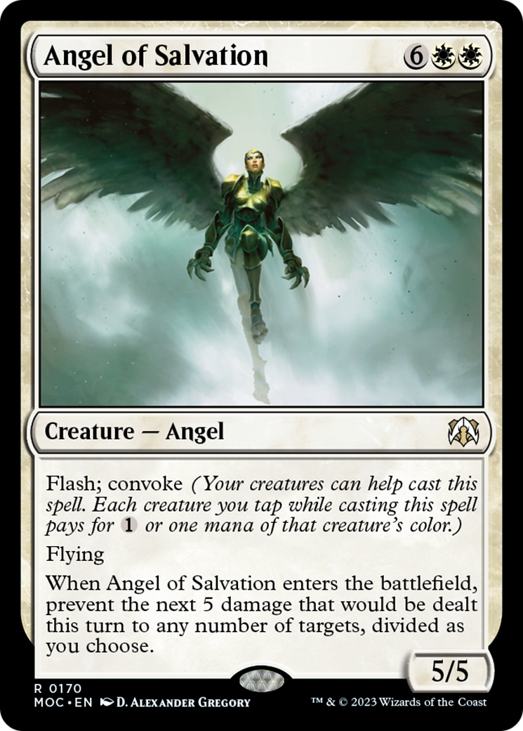 Angel of Salvation [March of the Machine Commander] | Jomio and Rueliete's Cards and Comics