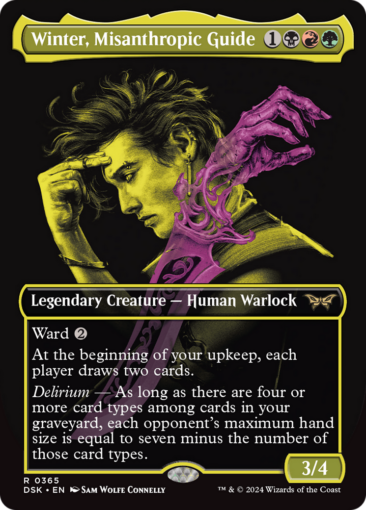 Winter, Misanthropic Guide (Showcase) [Duskmourn: House of Horror] | Jomio and Rueliete's Cards and Comics