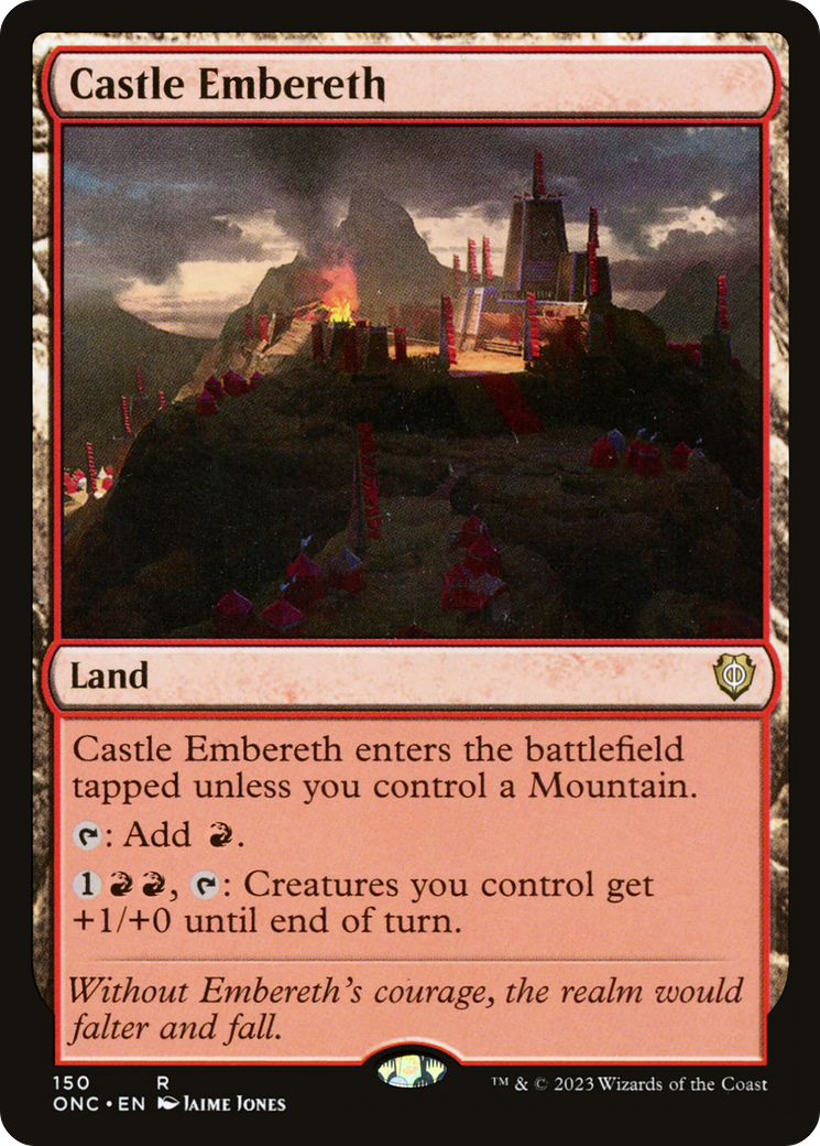 Castle Embereth [Phyrexia: All Will Be One Commander] | Jomio and Rueliete's Cards and Comics