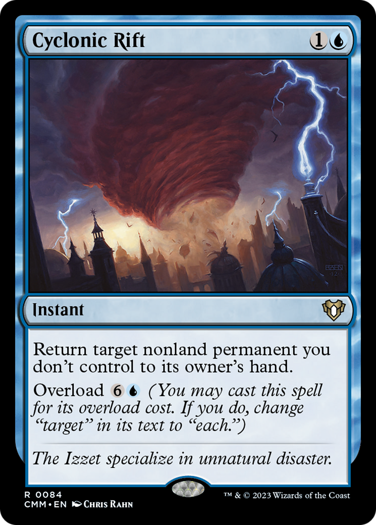 Cyclonic Rift [Commander Masters] | Jomio and Rueliete's Cards and Comics