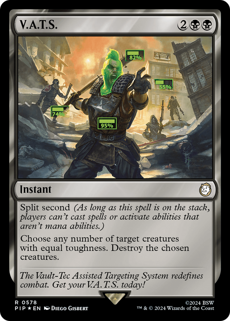 V.A.T.S. (Surge Foil) [Fallout] | Jomio and Rueliete's Cards and Comics